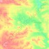 Lake Carnegie topographic map, elevation, terrain