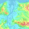 Tachina topographic map, elevation, terrain