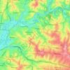 Bulleen District topographic map, elevation, terrain
