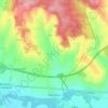 Bagneaux topographic map, elevation, terrain