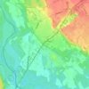 Turbigo topographic map, elevation, terrain
