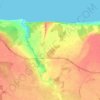 Purtse küla topographic map, elevation, terrain