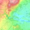 Pulkau topographic map, elevation, terrain