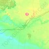 Panmure topographic map, elevation, terrain