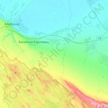 Nikolinci topographic map, elevation, terrain