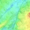 Moortsele topographic map, elevation, terrain