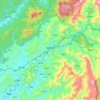杞梓里镇 topographic map, elevation, terrain