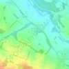 Hengrave topographic map, elevation, terrain