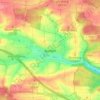 Bonfeld topographic map, elevation, terrain