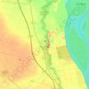 Oliveros topographic map, elevation, terrain
