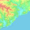 Tema topographic map, elevation, terrain