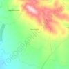 Chetirce topographic map, elevation, terrain