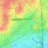 Poppleton topographic map, elevation, terrain