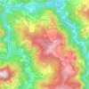 Cerignale topographic map, elevation, terrain