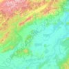 Amursky Rayon topographic map, elevation, terrain