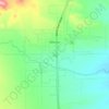 Ferron topographic map, elevation, terrain