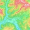Rovetta topographic map, elevation, terrain