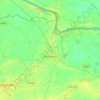 Bondeno topographic map, elevation, terrain