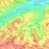 Frontenhausen topographic map, elevation, terrain