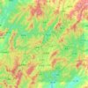 汝城县 topographic map, elevation, terrain