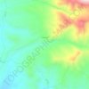 Brusnik topographic map, elevation, terrain