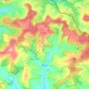Breux topographic map, elevation, terrain