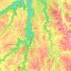 Calcata topographic map, elevation, terrain