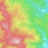 časť Piesok - Zochova Chata topographic map, elevation, terrain
