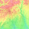 Houston County topographic map, elevation, terrain