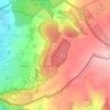 Oberperl topographic map, elevation, terrain