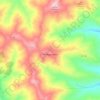 Montegiordano topographic map, elevation, terrain