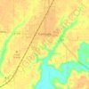 Carlinville topographic map, elevation, terrain