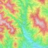 Anger topographic map, elevation, terrain