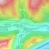 Empire topographic map, elevation, terrain