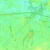 Hedem topographic map, elevation, terrain