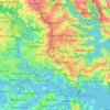 悉尼 topographic map, elevation, terrain
