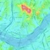 Yongsan-gu topographic map, elevation, terrain