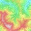 Romagnese topographic map, elevation, terrain