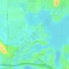 Okauchee Lake topographic map, elevation, terrain