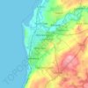 Workington topographic map, elevation, terrain