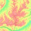 Capixaba topographic map, elevation, terrain