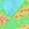 Kochel am See topographic map, elevation, terrain