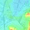 Queen Edith's Ward topographic map, elevation, terrain