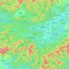 休宁县 topographic map, elevation, terrain