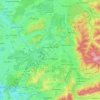 Isny im Allgäu topographic map, elevation, terrain