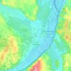 Schwedt/Oder topographic map, elevation, terrain