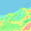أمادن topographic map, elevation, terrain