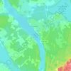Правдинское озеро topographic map, elevation, terrain