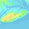 Mersea Island topographic map, elevation, terrain