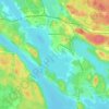 Каменногорск topographic map, elevation, terrain